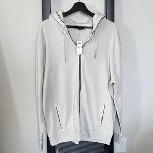Express Cream Lightweight Hoodie Jacket